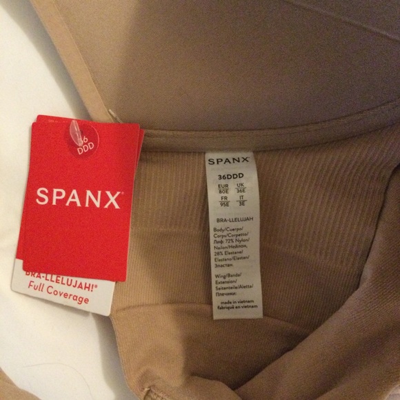 SPANX Bra-llelujah!® Full Coverage Bra - Naked 2.0 - 36DDD - Picture 6 of 7